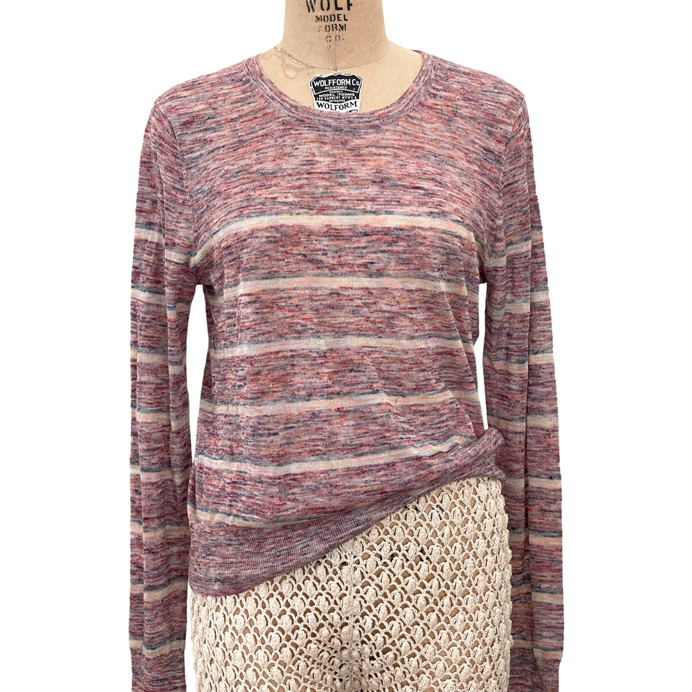 Veronica Beard Multicolor Crew Neck Sweater